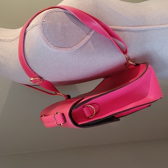 Magenta Back Pack Satchel Bag - Picture 11 of 12